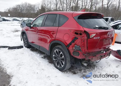 2016 Mazda Cx-5 Grand Touring из США, поврежденный, VIN JM3KE2DY4G0865156